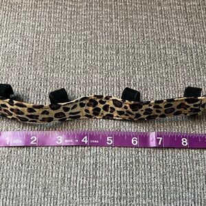 Leopard Print Prong Collar Cover